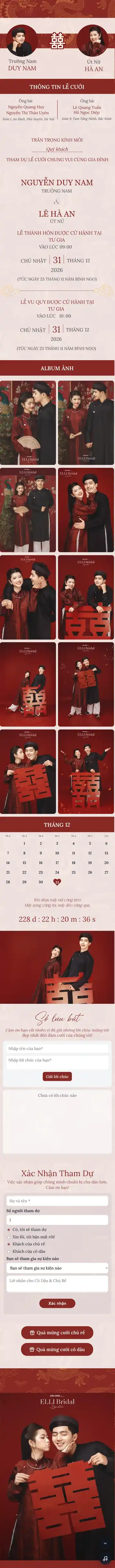Trang đầu Mẫu thiệp 001